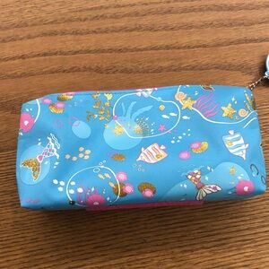 Blue and Gold Underwater Themed Pouch